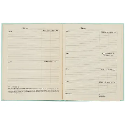 Дневник для муз.школ "Дизайн 20 (22)" 7БЦ, ламинация Soft Touch, тиснение фольгой, пантонн.печать - фото 2