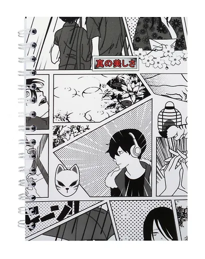 Тетрадь 80 листов в клетку "Аниме. Страничка манги" на спирали - фото 6