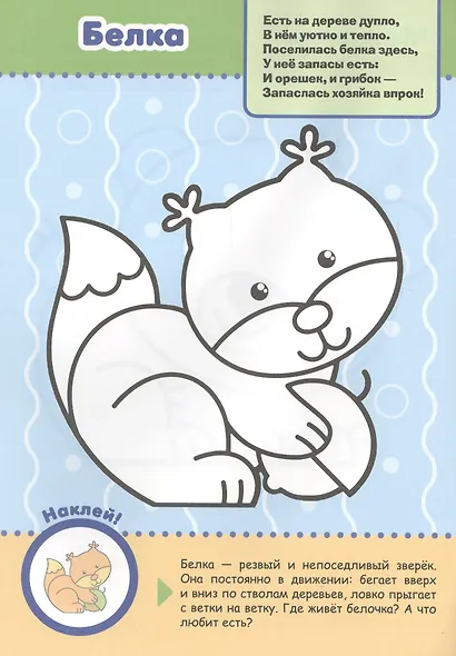 Первая раскраска с заданиями. Дикие животные - фото 2