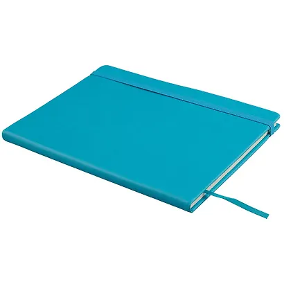 Книга для записей В5 96л кл. "Joy Book. Летнее небо" иск.кожа, тв.переплет, ляссе, резинка, инд.уп. - фото 2