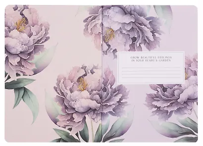 Тетрадь общая «Peony. Голубой», 40 листов в клетку, А5 - Be Smart - фото 3