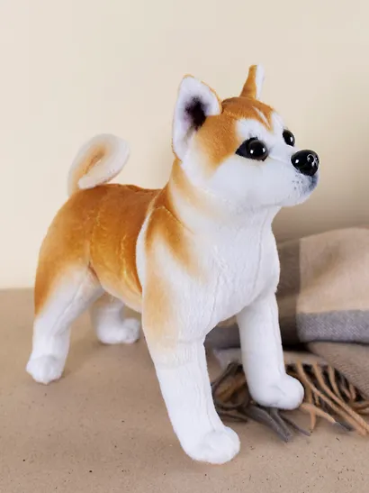 Мягкая игрушка Щенок Сибу-ину, 24см - фото 10