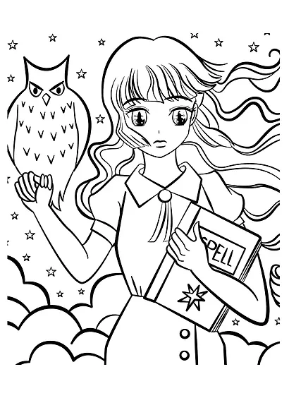 МОЯ БОЛЬШАЯ РАСКРАСКА. АНИМЕ - фото 3