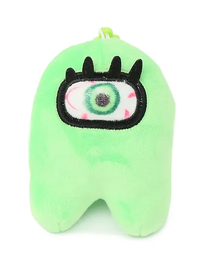 Among Us 3 серия Плюшевая игрушка ЗЕЛЕНАЯ на брелке, (6х7х12), (AU7300A) - фото 1