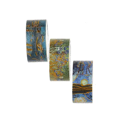 Набор клейкой декоративной ленты "Ван Гог" - фото 4