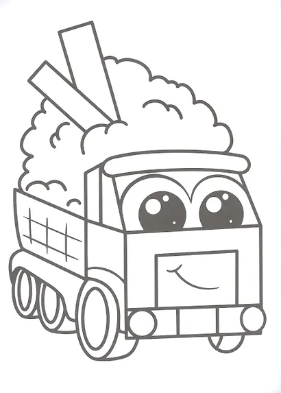 РАСКРАСКА С МЕЛКАМИ. МАШИНКИ - фото 4