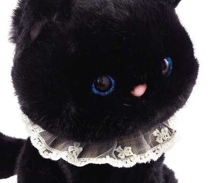 Мягкая игрушка Котик с воротником (черный) (23см) (12-81223-202604_09) - фото 4