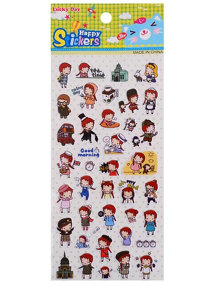 Наклейки зефирные Детки микс CC-002-003 - фото 1