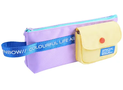 Пенал на молнии Colourful Life (пастель) (23х10) (ткань) (ПВХ бокс) - фото 4