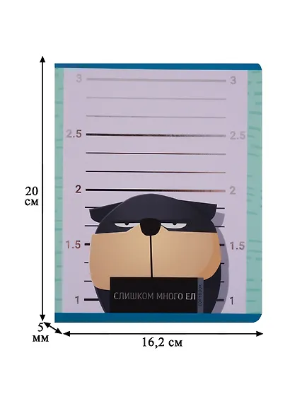 Тетрадь общая в клетку «Попался!», А5, 48 листов - фото 3