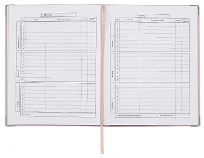 Дневник шк. "Розовый" кожзам, интегр.переплёт, тиснение фольгой, пантон, мет.уголки, одно ляссе, универс.шпаргалка - фото 6