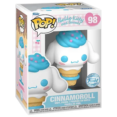 Фигурка Funko POP! Hello Kitty And Friends Cinnamoroll IC Cone (Exc) (98) (Fun84604) - фото 2
