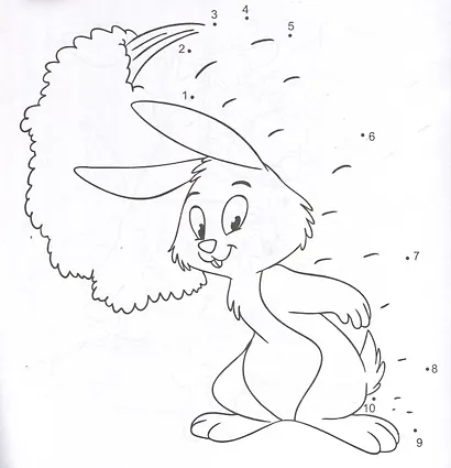 Раскраска. Соедини по цифрам. Считаю от 1 до 10 - фото 3