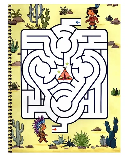 Лабиринты. Пиши и стирай. Тетрадь для письма маркером для детей 4-5-6 лет - фото 3