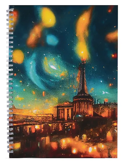 Тетрадь в клетку Listoff, "Ночное сияние", А4, 60 листов - фото 1