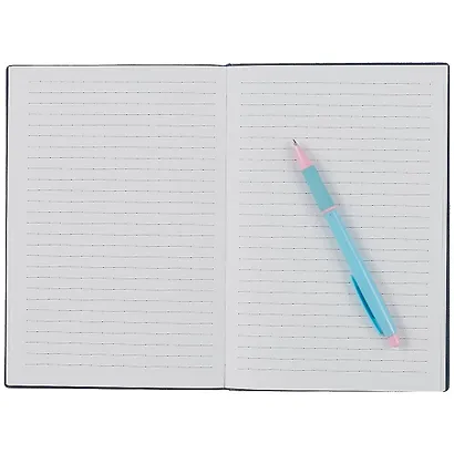 Книга для записей А5 80л лин. "Work book. No 3" иск.кожа, инт.переплет, тиснение фольгой, инд.уп. - фото 3