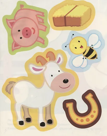 На ферме (Книжка с многоразовыми наклейками) - фото 4