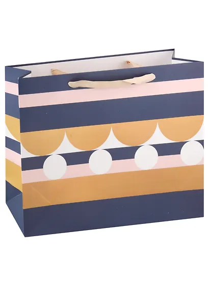 Пакет А4 26*32*12 "Geometric pattern" нейтр., бум. - фото 2