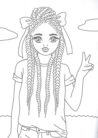 РАСКРАСКА. МАСТЕРСКАЯ КРАСОТЫ. ЕВА - фото 3