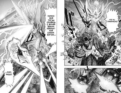 Ванпанчмен. Книга 14 (Том 27, 28) - Вся мощь Торнадо. В бездну. (One Punch-Man). Манга - фото 10
