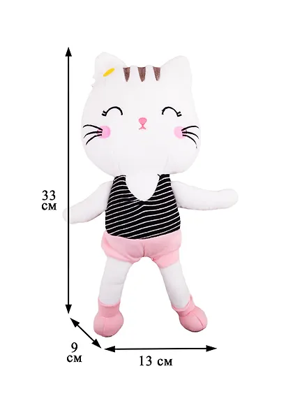 Мягкая игрушка Котик, в одежках танцует, 33см (в асс.) - фото 2