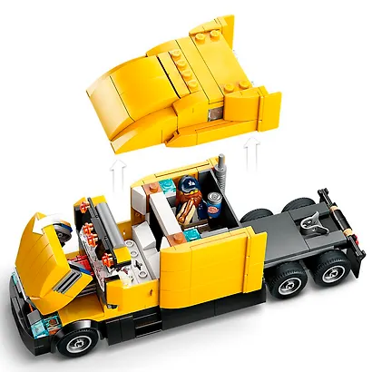 60440 Конструктор LEGO City Желтый грузовик, 1061 деталей, возраст 8+ - фото 4