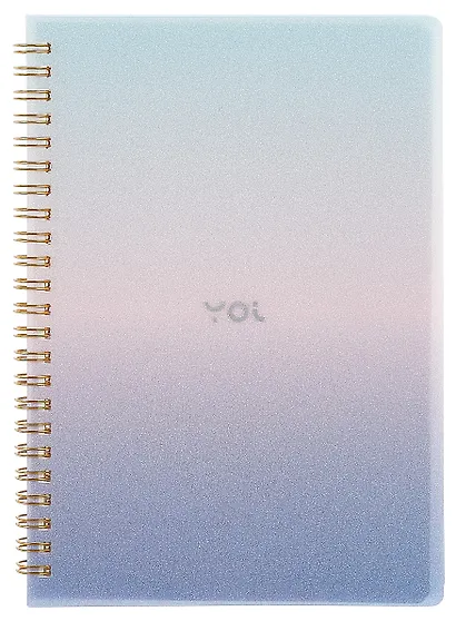 Тетрадь 80 листов в клетку "Sparkling" на спирали, в ассортименте, Yoi - фото 6