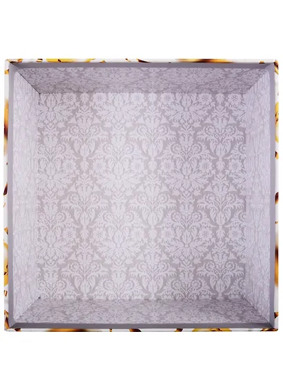 Коробка подарочная Золотые шары 15*15*6,5см, картон - фото 4