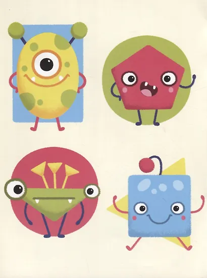 Фигуры. Аппликация пластилином - фото 2