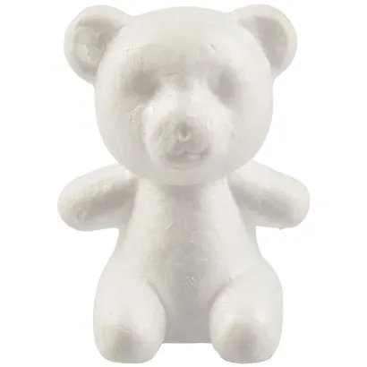 Заготовка из пенопласта, Мишка, 12 х 10,5 х 8,5 см - фото 1
