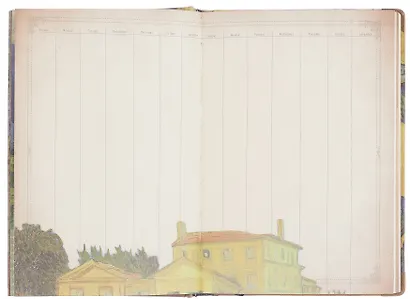 Книга для записей "Ван Гог. Ночная терраса кафе" А5, твердая обложка - фото 5