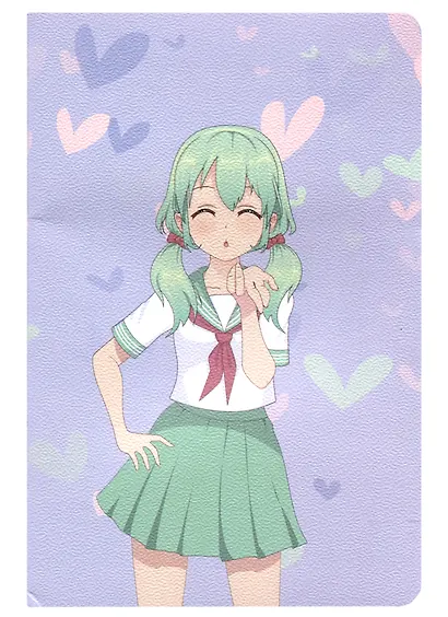 Тетрадь в клетку Kairui, Anime girls, 32 листа, в ассортименте - фото 4