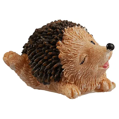 Фигурка Ёжик коричневый (полистоун) (4х5) (12-06721-CW003) - фото 2