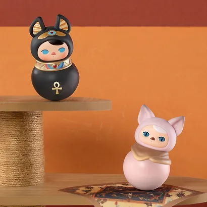 Фигурка коллекционная Pop Mart Pucky Roly-Poly Kitty Series в ассортименте, в непрозрачной Сюрприз-коробке 8х6х6 (67999) - фото 5
