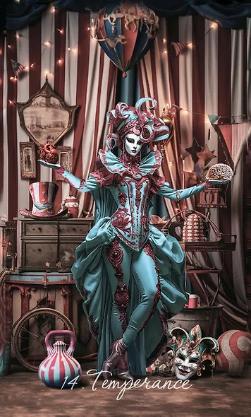 Таро Венецианского цирка (89 карт + инструкция по QR-коду) - фото 10