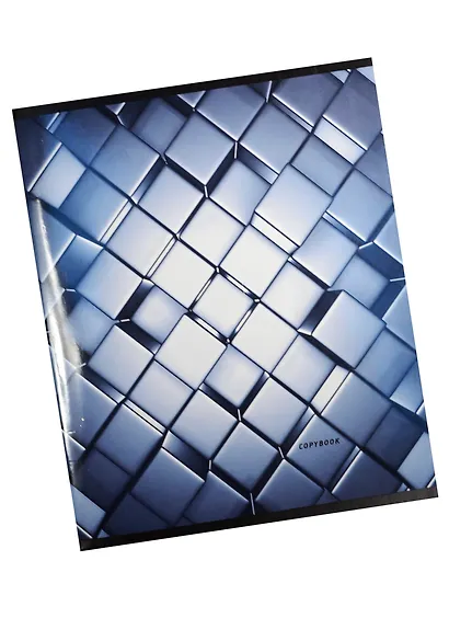 Тетрадь в клетку Unnika, "Металлический блеск (орнаменты)", 96 листов, в ассортименте - фото 3