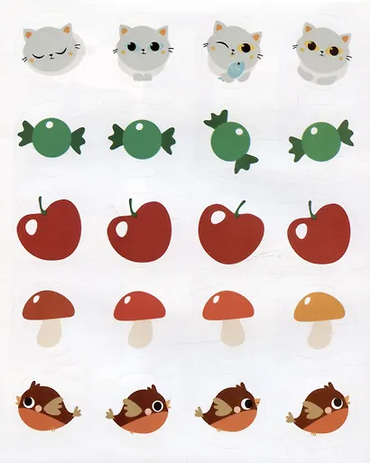 Один и много. Мои первые наклейки 2+ - фото 4