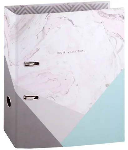 Папка архивная 70мм А4 Soda "Marble" офсет - фото 1