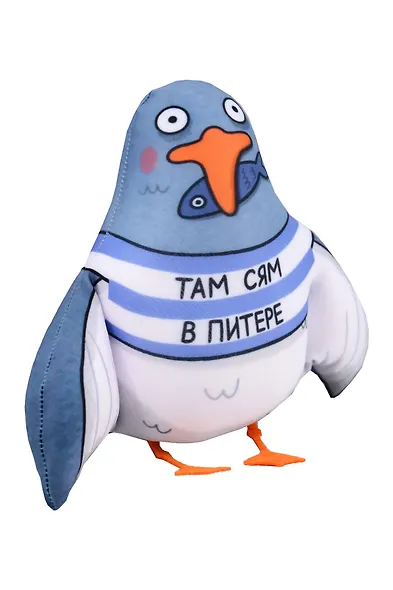 Подушка декоративная антистресс СПб Чайка Питер там (Ярошевская) (АН2025-14) - фото 6