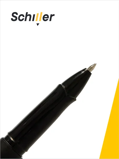 Ручки шариковые черные 12 штук "Boss" 0,7 мм, Schiller - фото 2