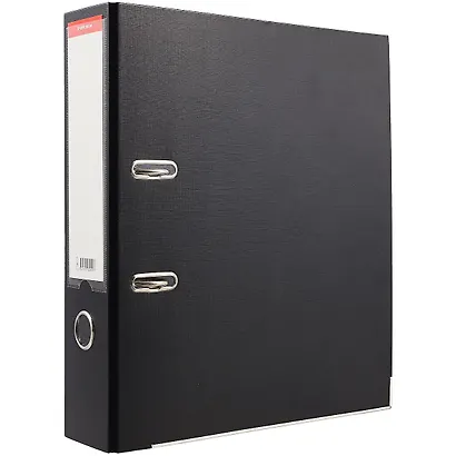 Папка архивная 70мм А4 "Business" арочн.механизм, черный - фото 1