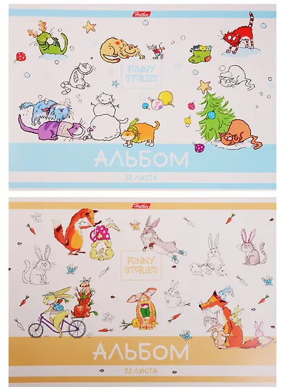 Альбом для рисования Hatber, "Забавные истории", А4, 32 листа, в ассортименте - фото 6