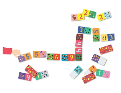 Настольные игры. Мемо Домино. Цифры и Счет. 2 в 1 - фото 3