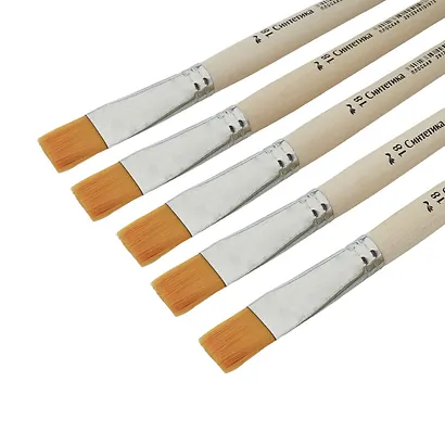 Кисть синтетика плоская №18, Артком - фото 2