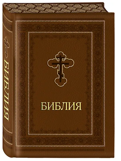 Библия. Ветхий и Новый завет. Эксклюзивное оформление (коричневая) - фото 3
