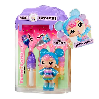 Кукла Бритни Боба (бабл ти) с набором для изготовления блеска для губ для детей, Yummiland (67903) - фото 4