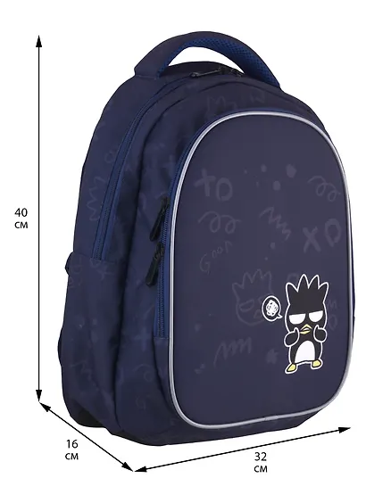 Рюкзак "Bad Badtz-Maru", 2 отделения, черный, 40х32х16 см - фото 4