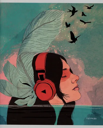 Тетрадь 96л кл. "Арт микс" мел.картон, мат.ламинация, выб.лак, офсет 60г/м2, ассорти - фото 4