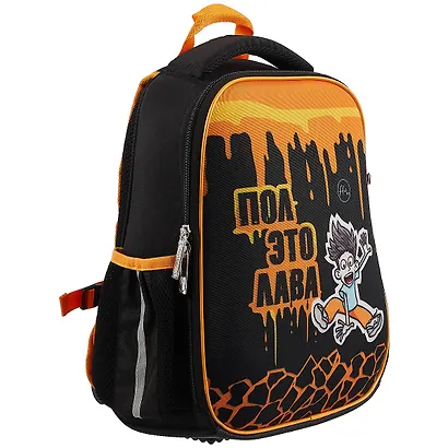 Рюкзак "Влад А4" 1отд., корпусный, 35*27*13см, EVA материал, нагрудн.стяжка, светоотражатели, 2 кармана и 1 потайной на спинке - фото 2