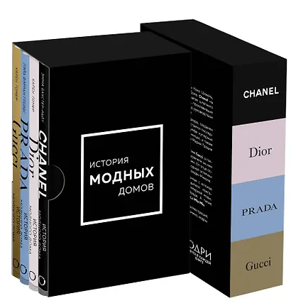 История модных Домов: Chanel, Dior, Gucci, Prada (комплект из 4 книг) - фото 3